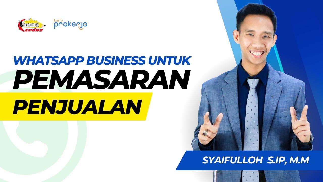 WhatsApp Business untuk pemasaran penjualan