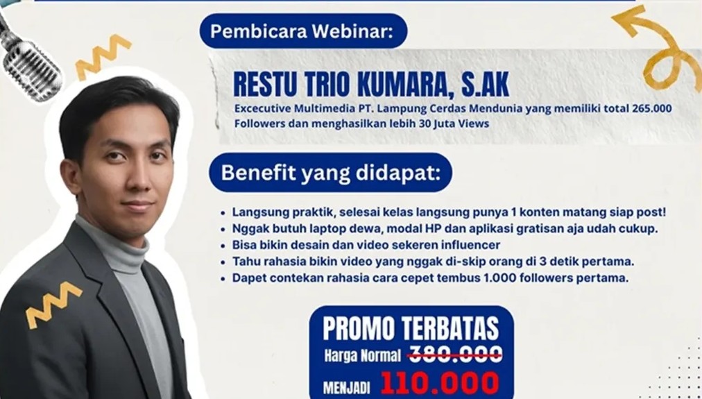 Capcut Mastery Class : Bikin Video Viral & FYP Cuma Modal HP