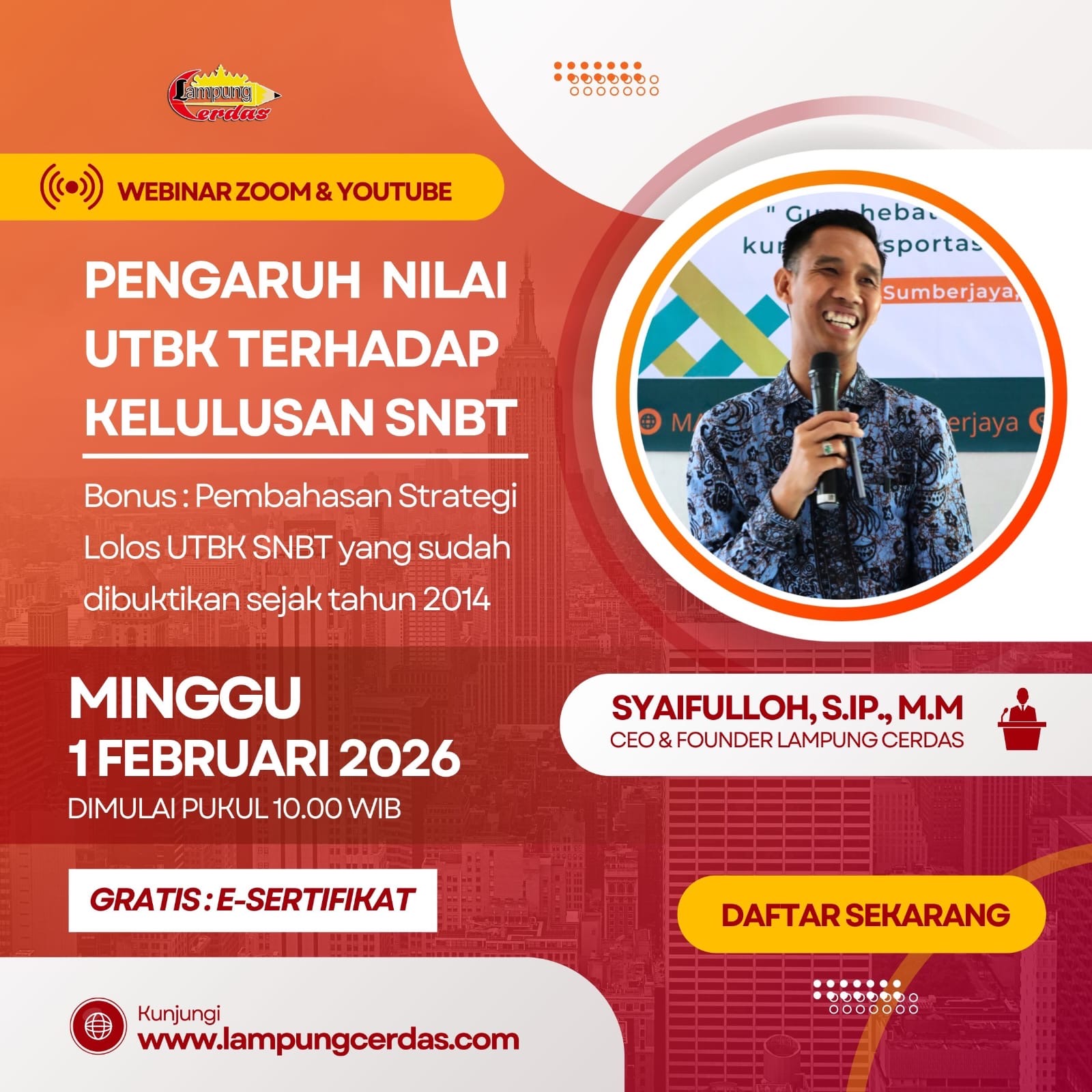 Pengaruh Nilai UTBK Terhadap Kelulusan SNBT
